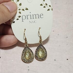 Gold Teardrop Earrings